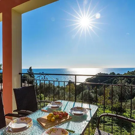 Pool With Panoramic Sea View - Beach, Corfu Pelekas