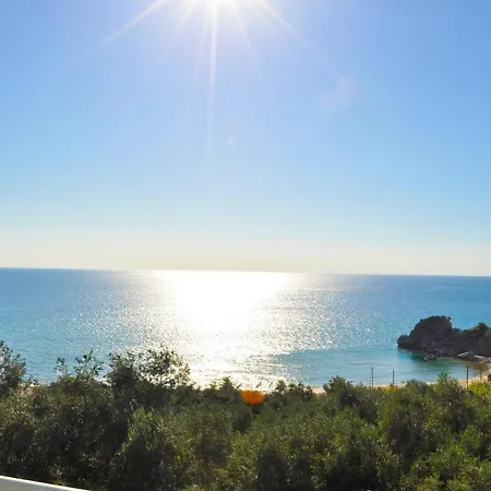 Pool With Panoramic Sea View - Beach, Corfu דירה *