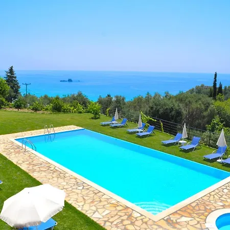 Pool With Panoramic Sea View - Beach, Corfu